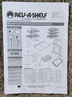 Rev-A-Shelf 15 Pull Out Blind Corner Kitchen Cabinet Organizer, 5PSP-15-CR,  15 - Fry's Food Stores