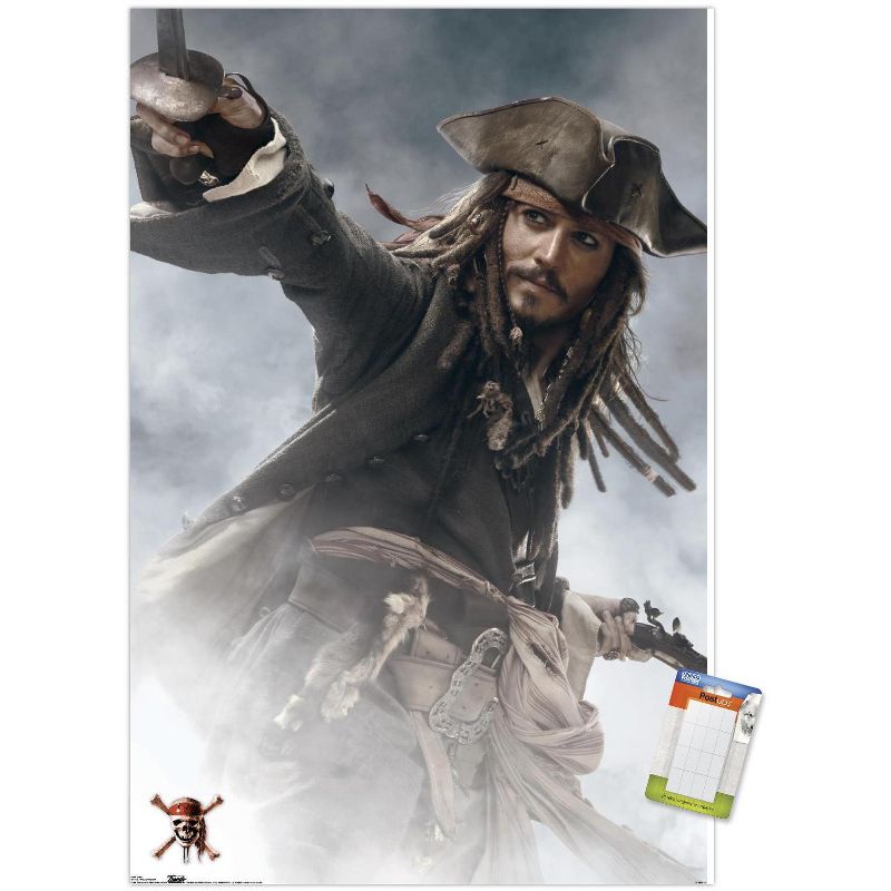 Trends International Pirates of the Caribbean: At World's End - Jack Sparrow Unframed Wall Poster Prints, 1 of 7