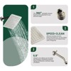 Cobbe Rainfall Shower Faucet Kit with 8-Inch Square Shower Head and Tub Spout, Wall Mount Shower Kit with Valve Brushed Nickel - 3 of 4