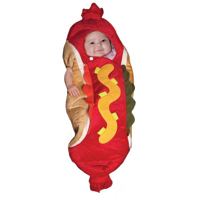 Lil' Hot Dog Infant Bunting Costume, 1 of 2