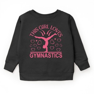 The Juniper Shop This Girl Loves Gymnastics Youth Sweatshirt - 1 of 4
