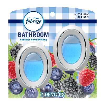 Febreze Summer Berry Picking Bathroom Air Freshener - 2ct
