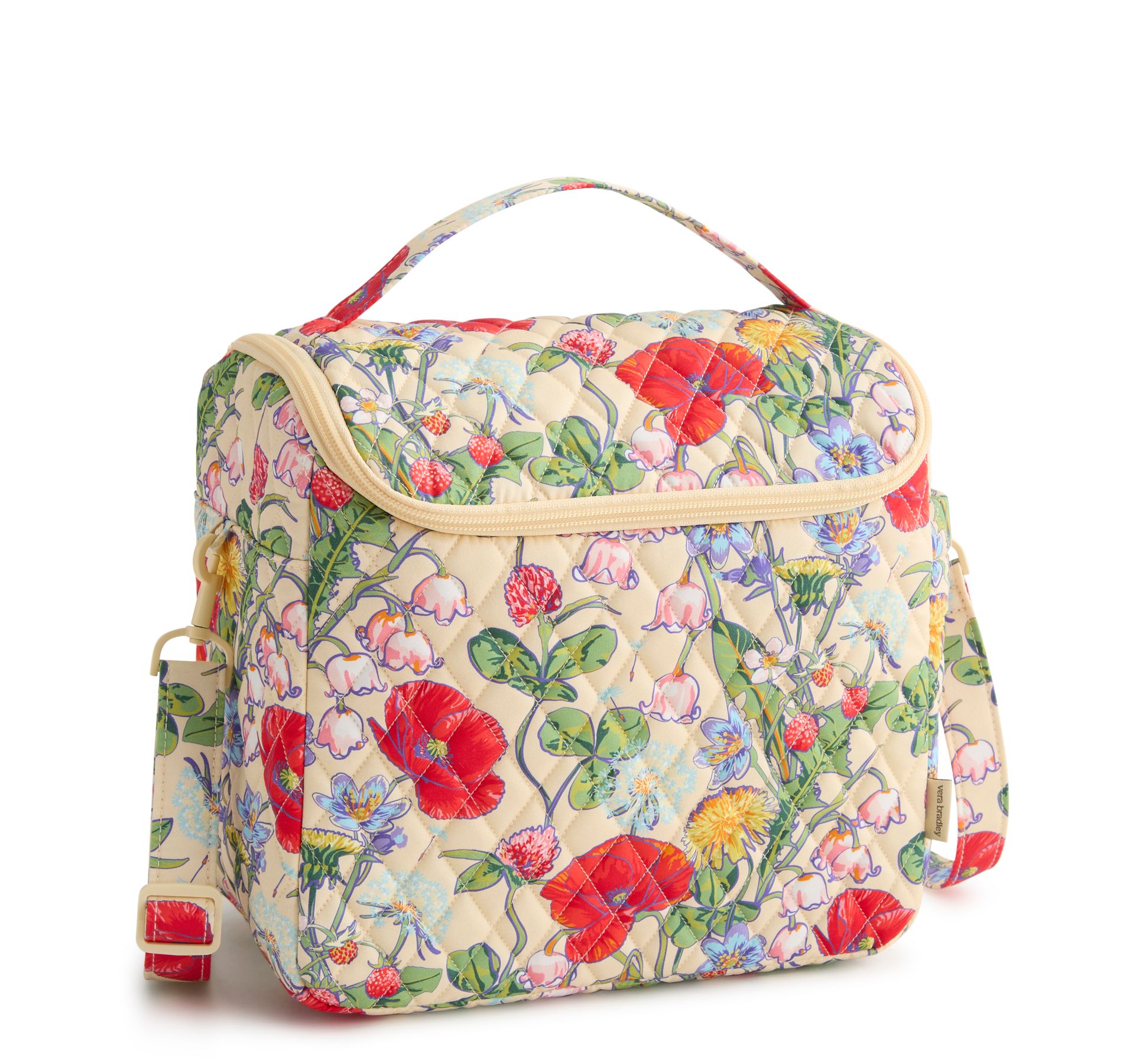 Vera Bradley Women's Premium Cotton Lunch Crossbody Bag