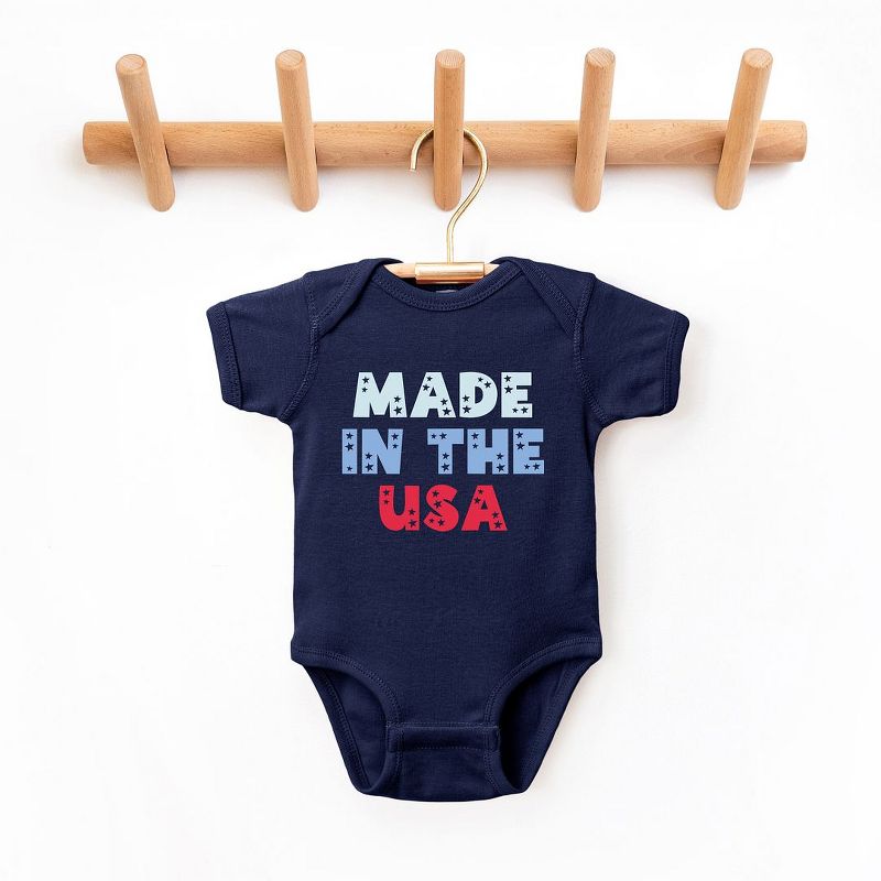 The Juniper Shop Made In The USA Pastel Baby Bodysuit, 1 of 3