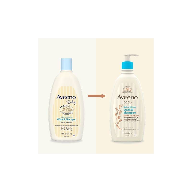 Aveeno Baby Daily Moisture Body Lotion for Delicate Skin with Natural Colloidal Oatmeal &#38; Dimethicone - 18 fl oz, 3 of 8