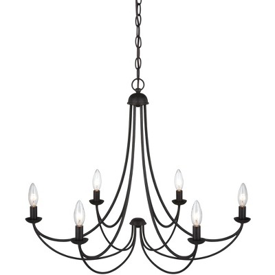 Imperial Bronze 6-Light Steel Chandelier