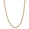Black Bow Jewelry 4.3mm, 14K Yellow Gold, Miami Cuban (Curb) Chain Necklace - 3 of 4
