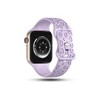 HTUTWOO Apple Watch Band 38mm 40mm 41mm, Leopard Pattern Soft Silicone Strap Compatible with iWatch Series 10 9 8 7 6 5 4 3 2 1 Ultra,Green - 2 of 4