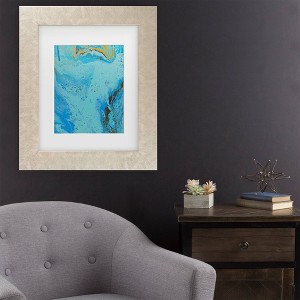 Trademark Fine Art Oliver Nolan Caribbean Blue II Matted Framed Art - 1 of 4
