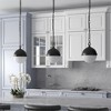 Hudson and Canal 9" Wide Pendant with Glass Shade - 4 of 4
