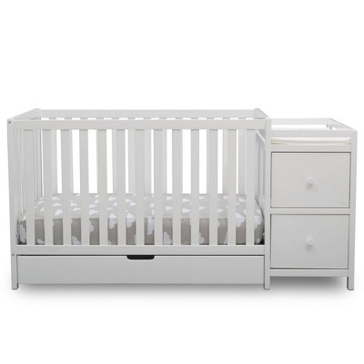 delta 3 in 1 crib with changing table