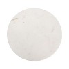Kate and Laurel Nisha Round Marble Drink Table, 10x10x22, Mocha and Gold - 3 of 4