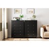 5-Drawer Dresser,Large Storage Drawer Organizers, Wooden Chest of Drawers，for Living Room, Hallway, - 4 of 4