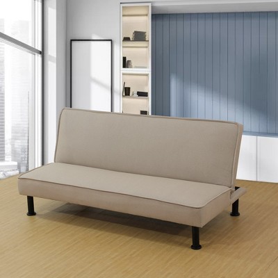 DOMETOUR Khaki Flannel Living Room Sofabed