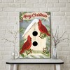 Cardinals Bird house Gallery-Wrapped Canvas - 2 of 4