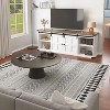 70” Farmhouse TV Stand, Entertainment Center and Media with Sliding Barn Doors & Storage Cabinets - 3 of 4