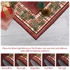 Christmas Runner Rug 2x6 Washable Low Pile Non-Slip Rug Stain-Resistant for Kitchen, Entryway, Bathroom, Plaid Carpet Mat - 3 of 4