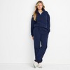 Lands' End Women's Serious Sweats Relaxed Long Sleeve Half Zip Sweatshirt - 4 of 4