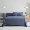 Aston & Arden Tencel Sheet Set (4 Pieces), 2 Pillowcases, 1 Flat Sheet, 1 Fitted Sheet - 3 of 4