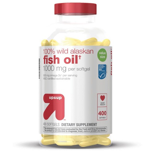 100 Wild Alaskan Fish Oil Dietary Supplement Softgels 400ct