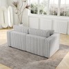 NicBex Couches for Living Room 44.9" Single Sofa Minimalist Corduroy Upholstered Sofa Couch with Pull Out Storage and 1 Piilow for Bedroom - 4 of 4