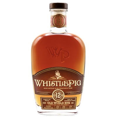 WhistlePig Old World 12yr Straight Rye Whiskey - 750ml Bottle