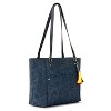 Sakroots Women's Bag in Eco-twill, Large & Roomy With Zip Closure, Sustainable Durable Design, Lining Made fro Tote, Indigo Spirit Desert, One Size US - 2 of 4