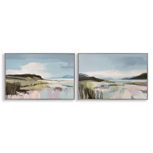 Stupell Industries Verdant Coastal Waters 2pc Framed Giclee Art Set - 1 of 4