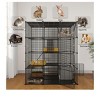 Cat Cage Indoor Large With Hammock 4 Tier Outdoor Cat Enclosure Catio Metal Kennels For 1-3 Cats DIY Detachable Pet Playpen - 2 of 4