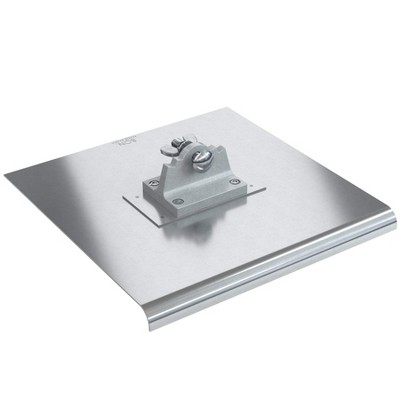 Bon Tool 12-288 Walk Edger - Stainless Steel Flip Flop 10-inch X 10-inch - 1/2-inch Radius 5/8-inch Lip