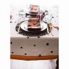 Design Imports Black Stars Print Tablecloth 70 Round - 3 of 3