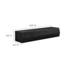 Modway Vaughn 64 Inch Wall Mounted TV Stand in Black - Floating Entertainment Center with Storage - Mid Century Modern Low Profile Media Cabinet - 3 of 4