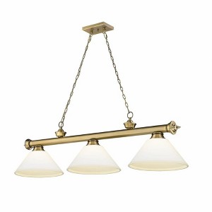 Z-Lite Cordon 3 - Light Chandelier in  Rubbed Brass - 1 of 2