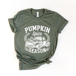 Simply Sage Market Pumpkin Spice Season Truck Distressed Short Sleeve Tee - 1 of 4