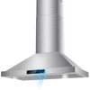 Hooure 900CFM Ducted Under Cabinet Range Hood in Stainless - 2 of 4