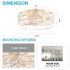 Airsurfer 12.5-Inch White/Gold Caged Ceiling Fans with Remote - 4 of 4