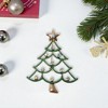 Unique Bargains Christmas Brooches YNCP7208 Silver Alloy Dripping Wax 1.81"x2.28" 1 Pc - 2 of 4