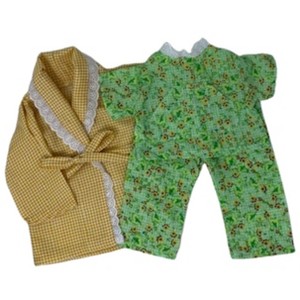 Doll Clothes Superstore Doll Clothes Green Sleep Set fits 18 inch doll - 1 of 4