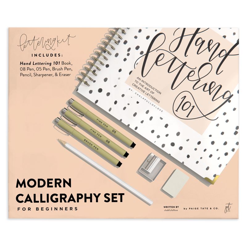 Modern Calligraphy Set for Beginners - by  Chalkfulloflove (Spiral Bound), 1 of 2