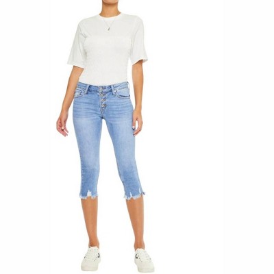 Women's Bixby Mid Rise Capris - KanCan