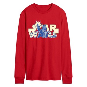 Men's - Star Wars - Logo Empire Long Sleeve Graphic T-Shirt - 1 of 2