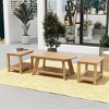 WestinTrends 3-Piece Outdoor Adirondack Coffee Table and Side Table Set - 2 of 4