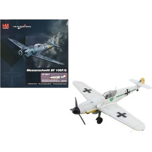Messerschmitt BF 109F-4 Fighter Aircraft "Staraya Russia, Soviet Union" 1941 German Luftwaffe 1/48 Diecast Model by Hobby Master - 1 of 4