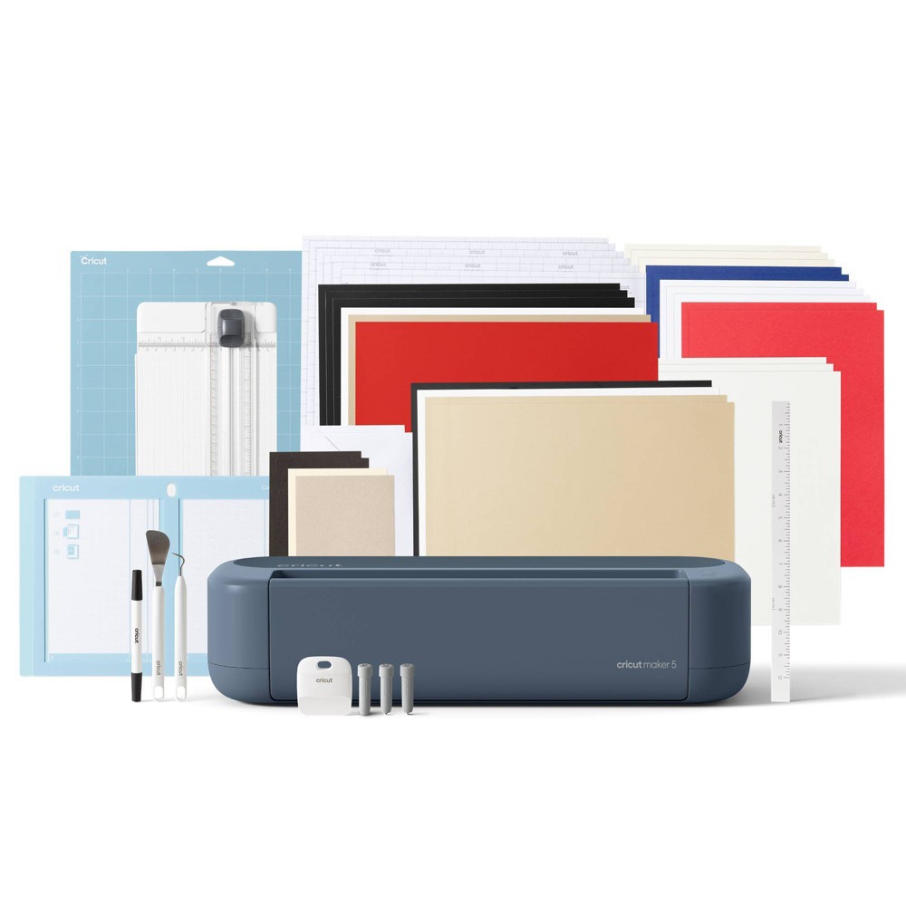 Cricut Maker 5 Essential Bundle Electric Craft Cutting Machine