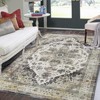 Living Room 8x10 Machine Washable Area Rug Vintage Distressed Carpet Non-Slip Low Pile Indoor - 2 of 4