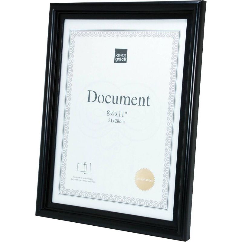 Kiera Grace Set of 24 Black Document Picture Frames Black, 3 of 9