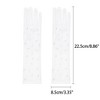 INSPIRE CHIC Women's Pearl Lace Full Finger for Bridge Wedding Party Dating Prom Dress Gloves 1 Pair - 2 of 4