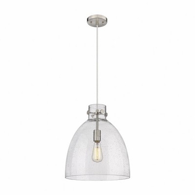 Newton Bell - 1 Light Pendant In Industrial Style-16 Inches Tall and 14 Inches Wide