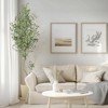 Faux Olive Tree, Olive Trees Artificial Indoor with White Planter, Artificial Silk Plants with Green Leaves and Big Fruits - 2 of 4