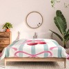 Deny Designs 3pc King Emanuela Carratoni Preppy Bows Cherries Comforter and Sham Set - 3 of 4